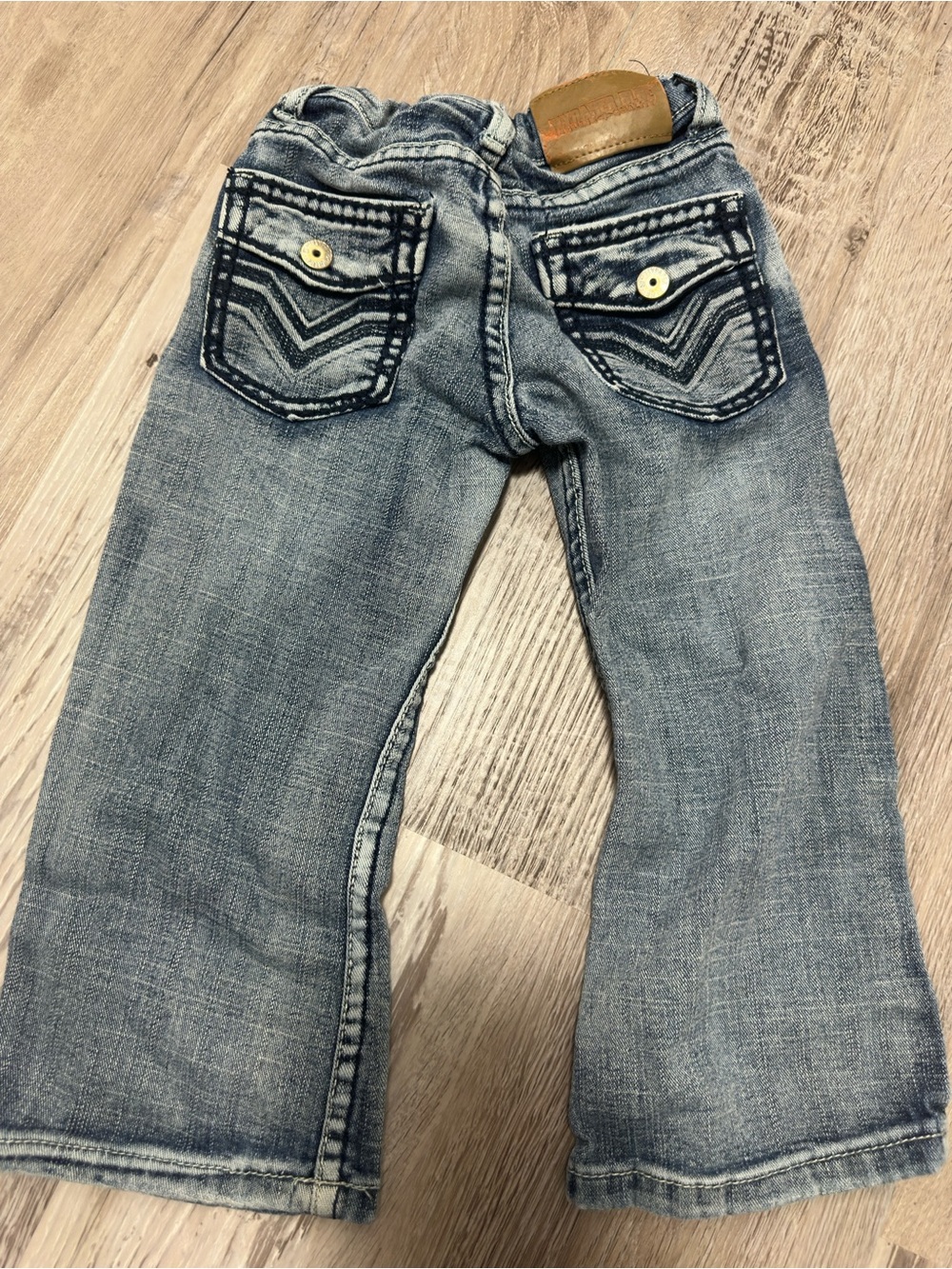 Flypaper Light Blue Kids Denim Jeans with Embroidered Back Pockets